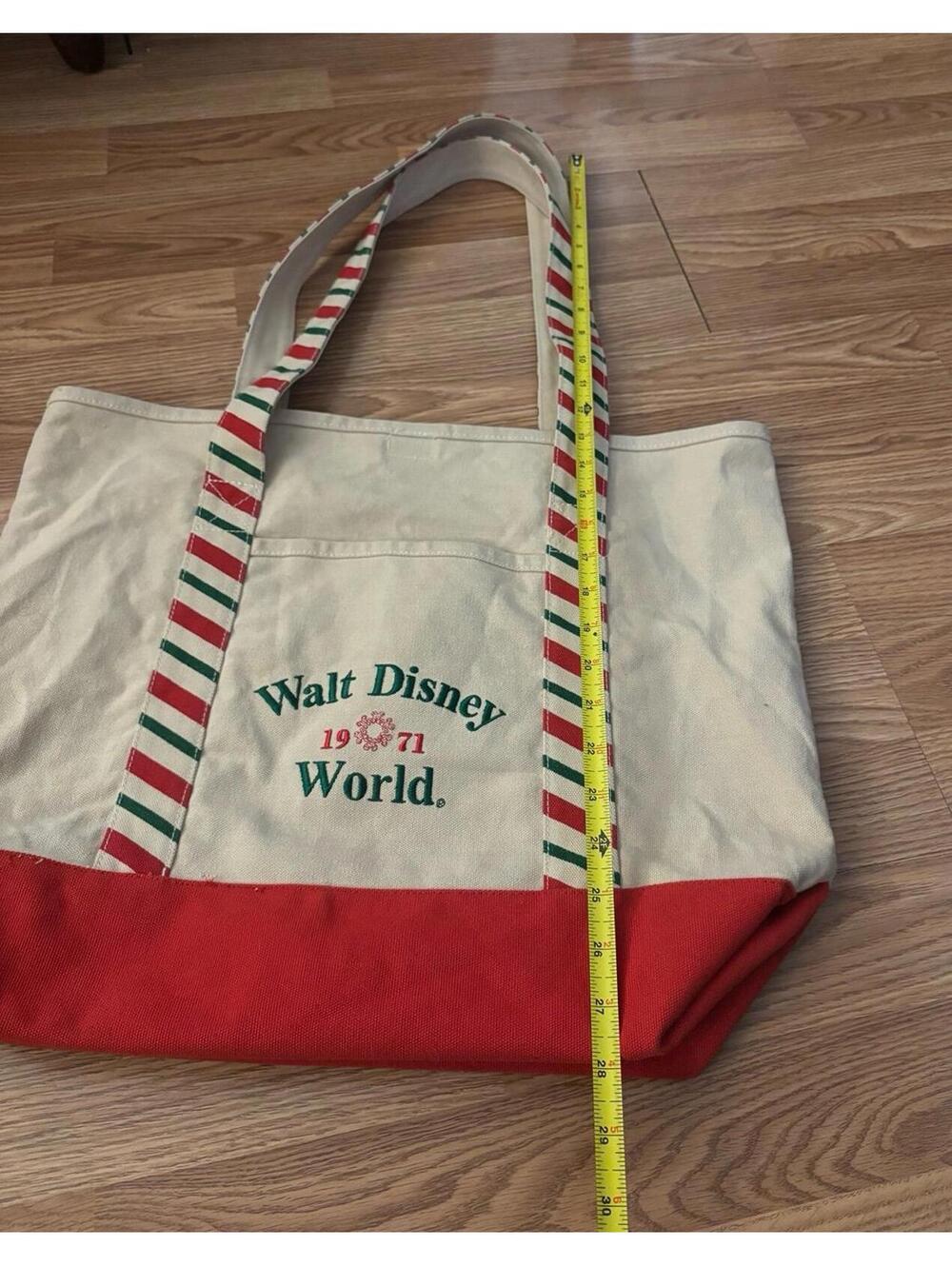 Walt Disney World Canvas Christmas Tote Bag - Picture 3 of 8